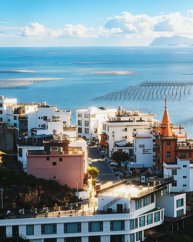 White Town by the Sea